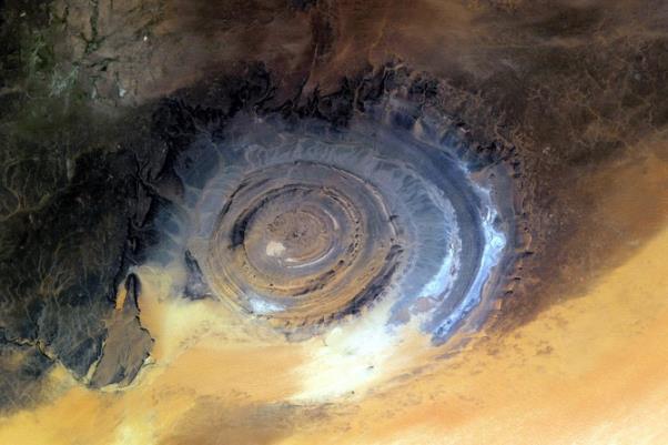 Глаз пустыни Сахара 